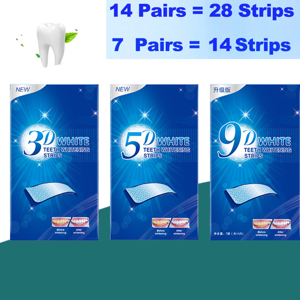 Fast Acting 3D 5D 9D Teeth Whi - đánh giá và giá Whitening Strip 3D