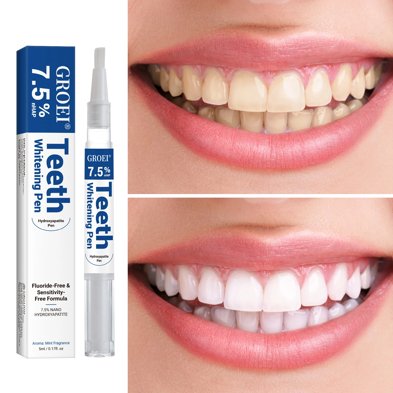 Hydroxyapatite Tooth Whitening - đánh giá và giá Teeth Whitening Essence