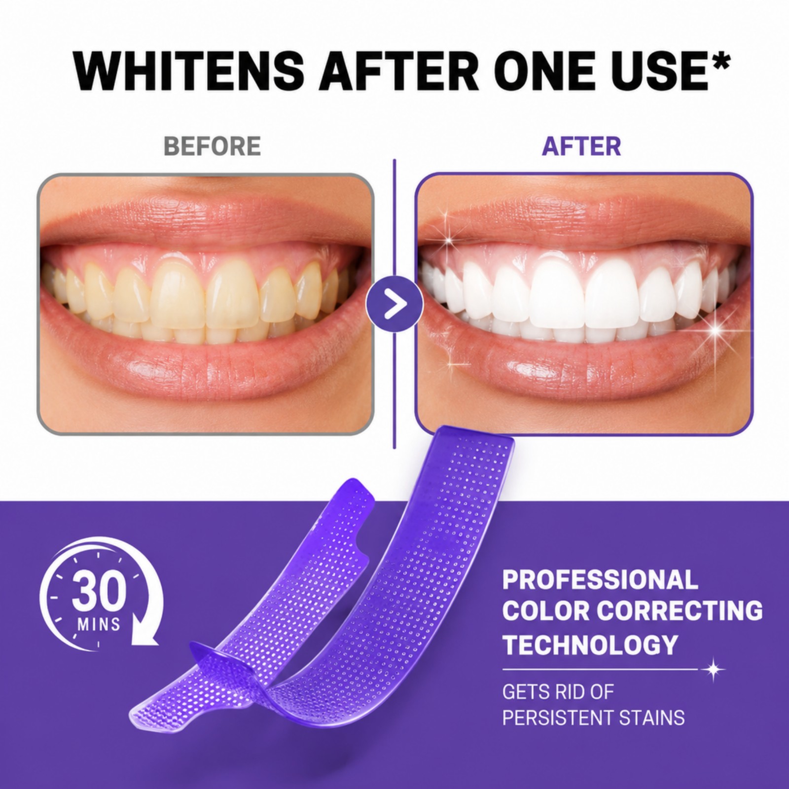 7/14/21/28 PCS Purple Teeth Wh - đánh giá và giá Whitening Strip 3D