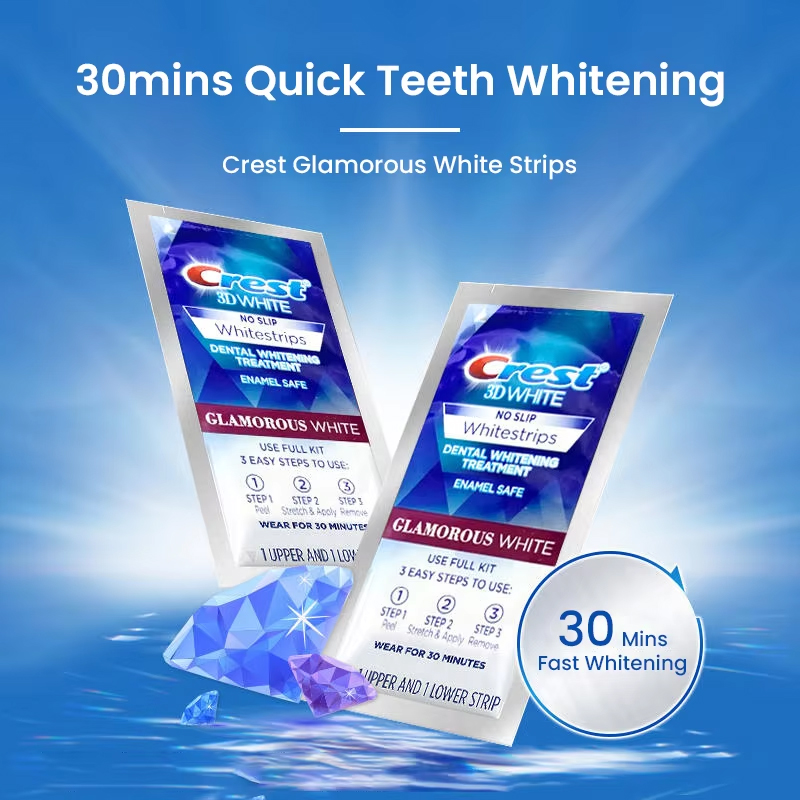 Crest 3D Whitestrips Dental Bl - đánh giá và giá Whitening Strip 3D