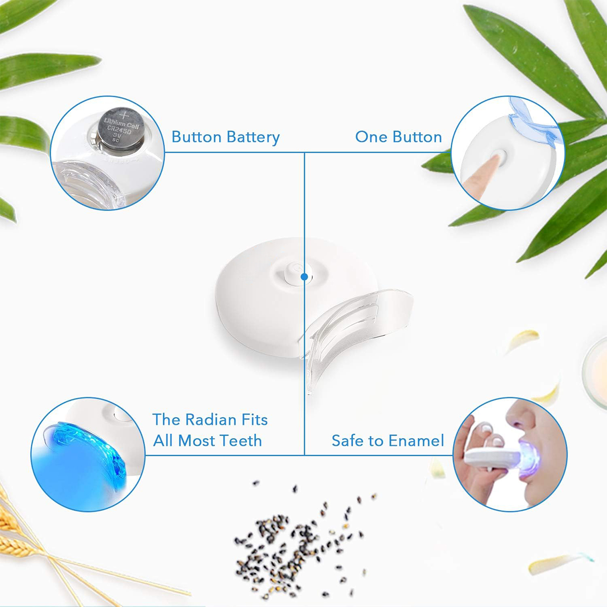 Teeth Whitening Kit - 5X LED L - đánh giá và giá Teeth Whitening At Home