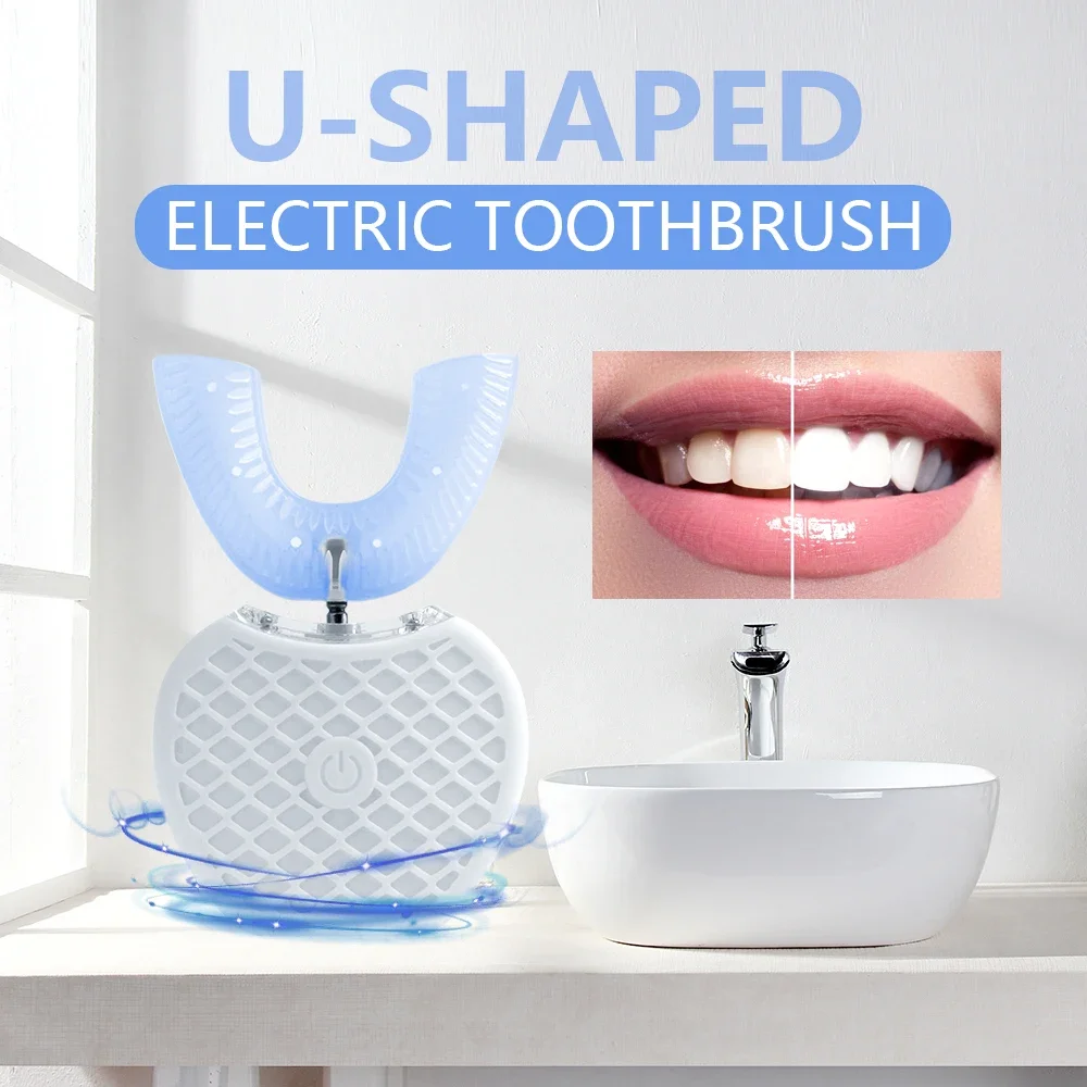 Ultrasonic Electric Toothbrush - đánh giá và giá Teeth Whitening With Blue Light