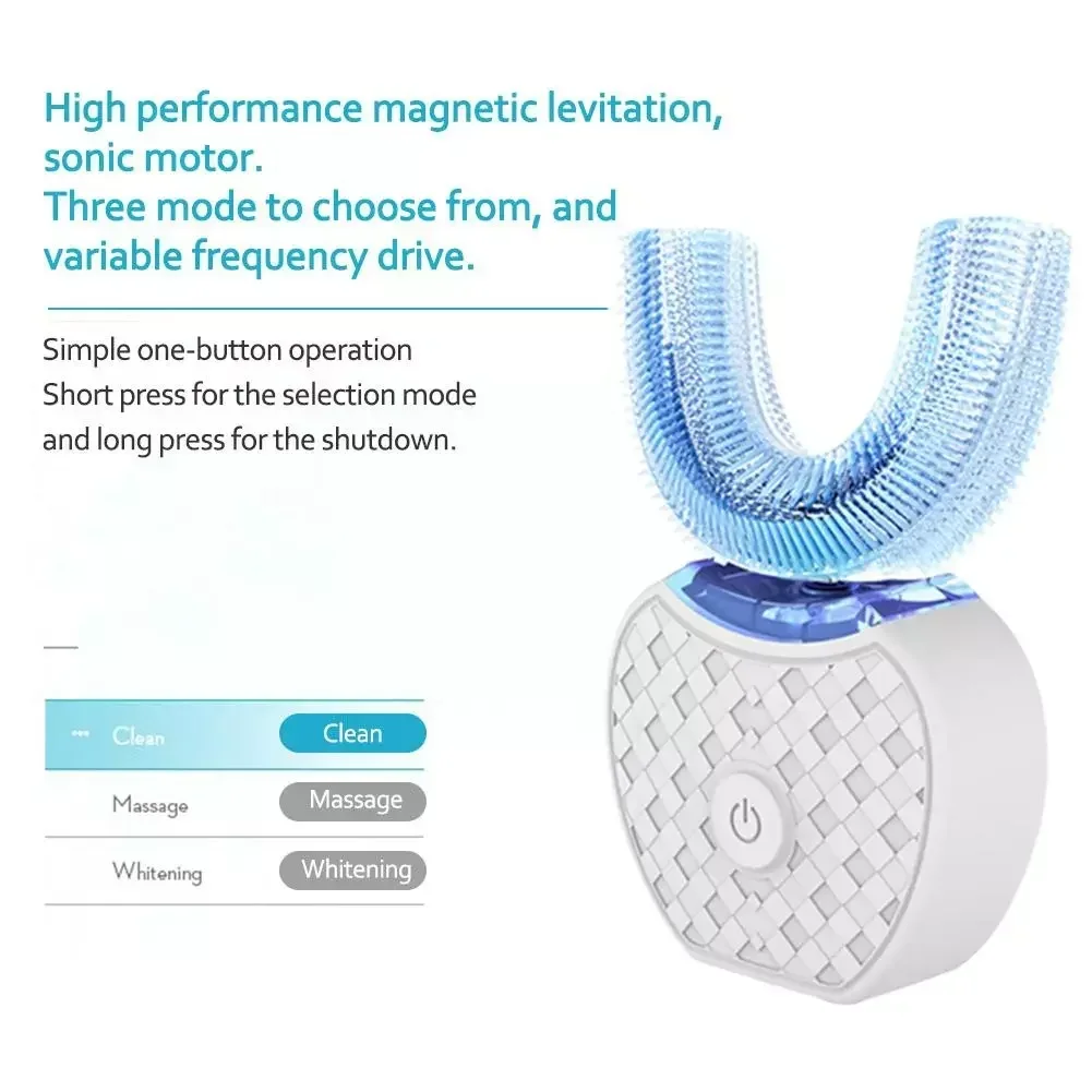 Ultrasonic Electric Toothbrush - đánh giá và giá Teeth Whitening With Blue Light