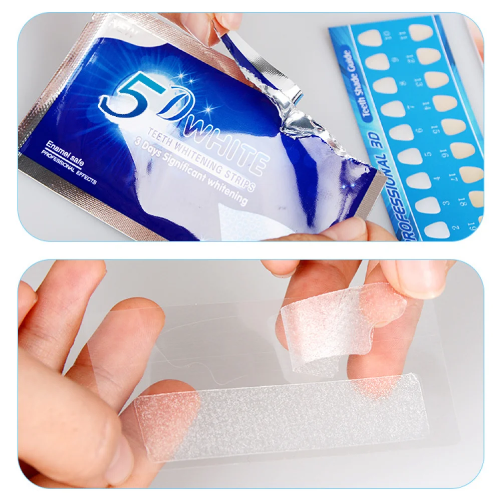 2box 3D/5D/9D Teeth Whitening  - đánh giá và giá Whitening Strip 3D