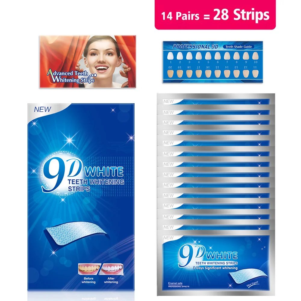 3D 5D 9D Professional Teeth Wh - đánh giá và giá Whitening Strip 3D