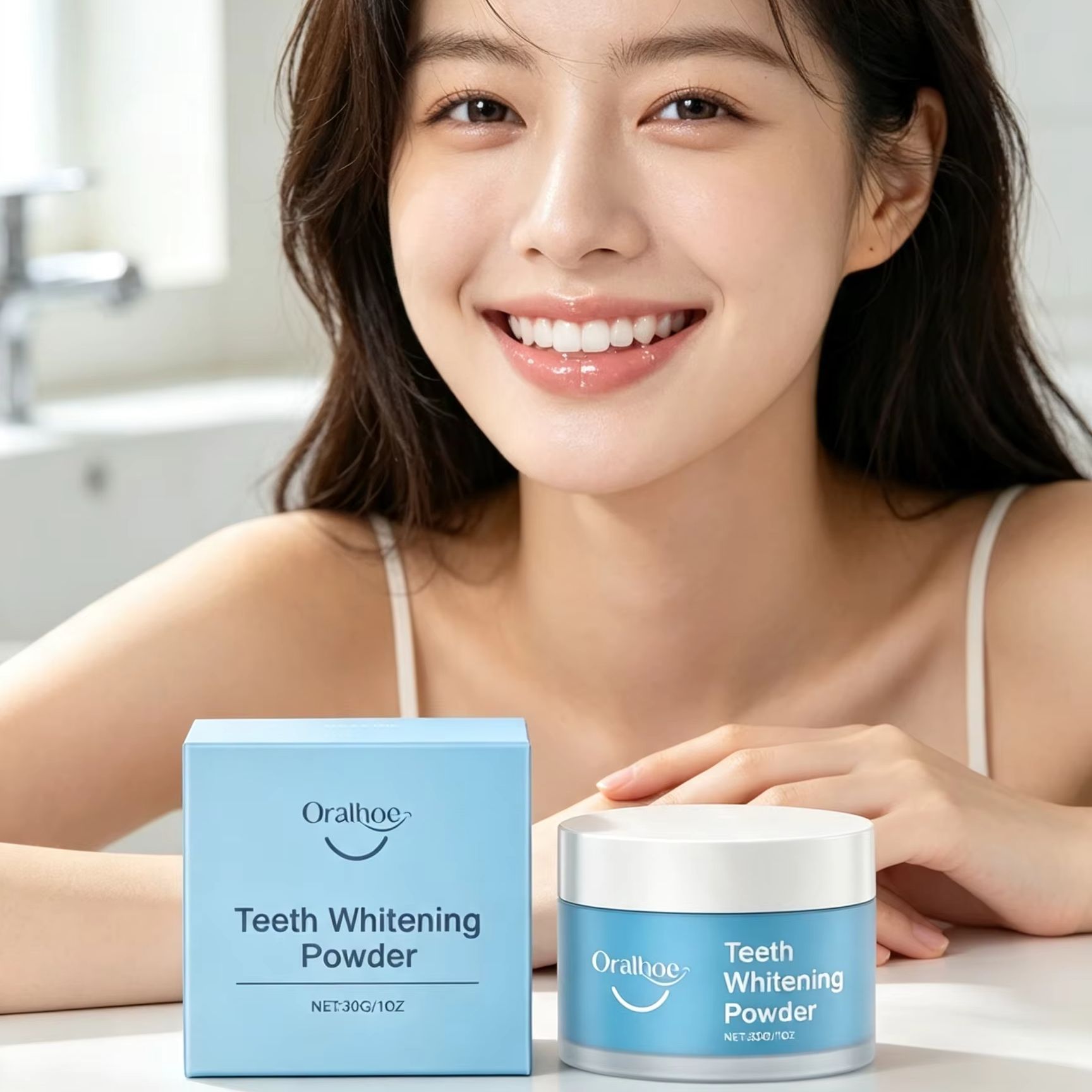 Oralhoe Tooth Powder for Brush - đánh giá và giá Teeth Whitening At Home