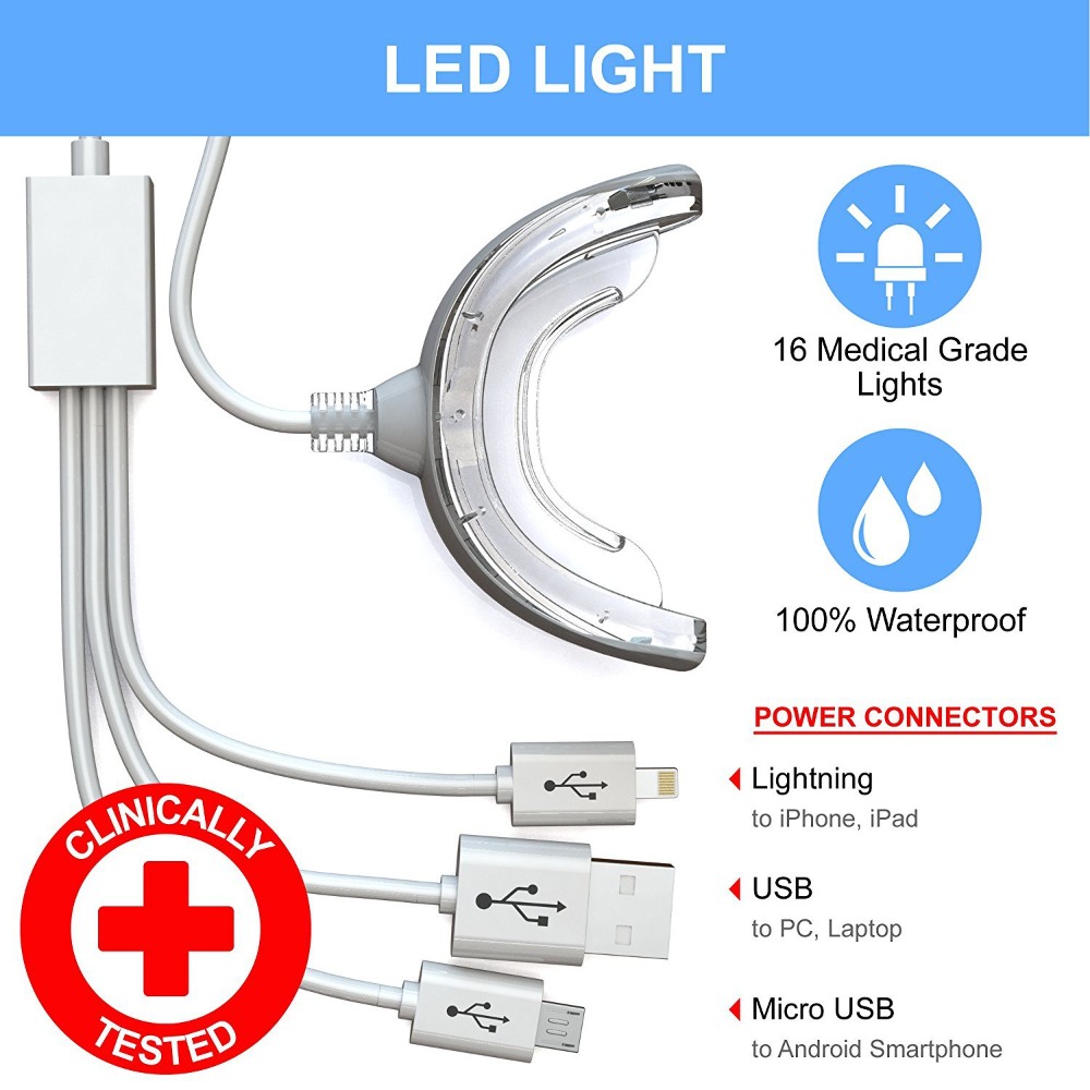 3 In1 Teeth Whitening Lamp 16  - đánh giá và giá Teeth Whitening With Blue Light