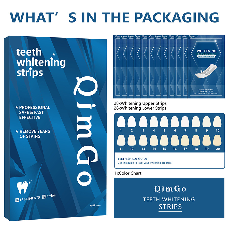 3D Dry Teeth Whitening Strips  - đánh giá và giá Whitening Strip 3D
