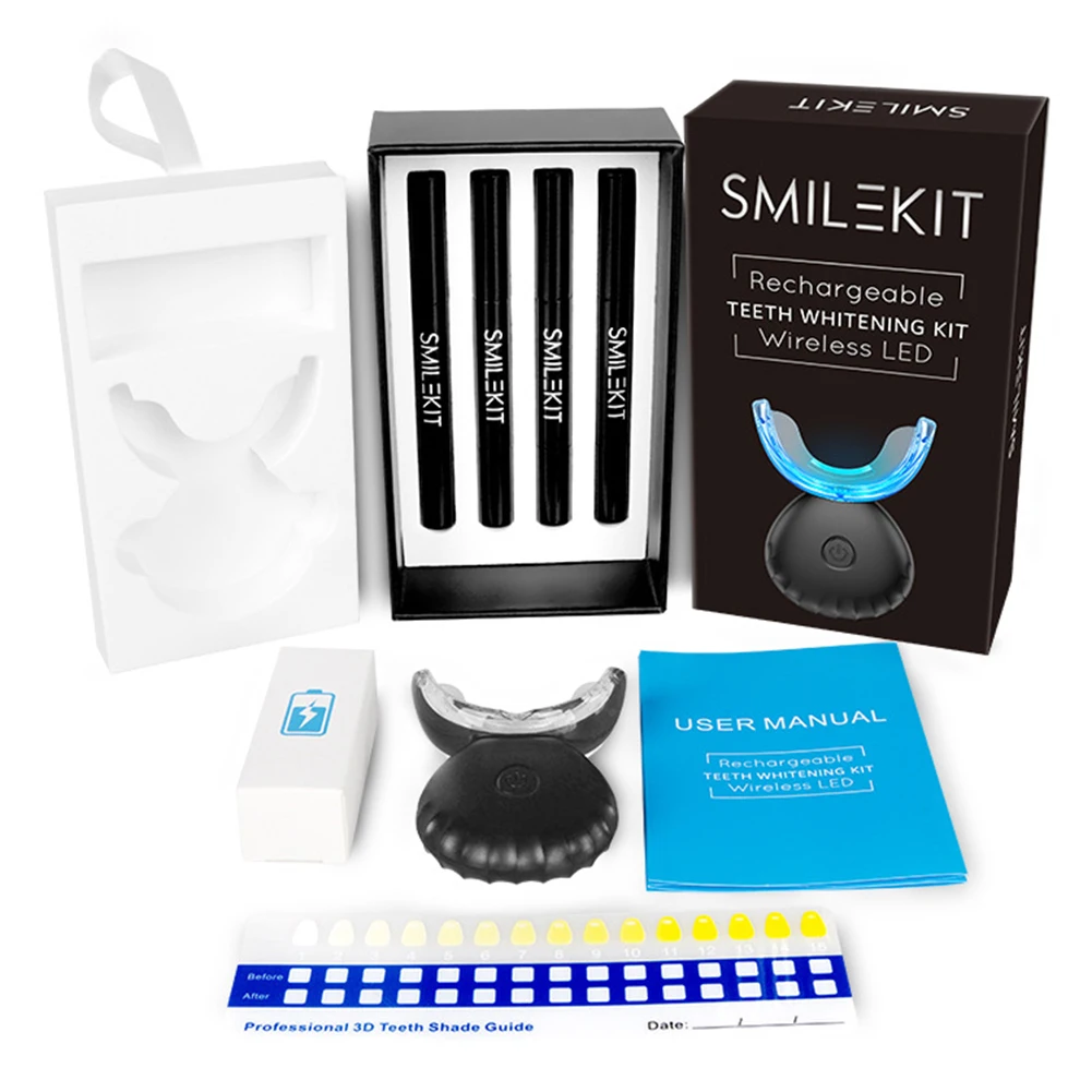 Dental Teeth Whitening Kit Min - đánh giá và giá Teeth Whitening At Home