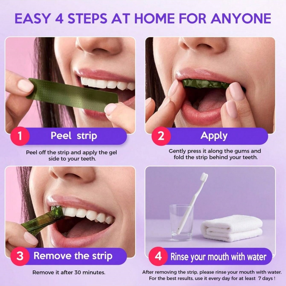 Deluxe Whitening Teeth Sticker - đánh giá và giá Teeth Whitening Essence