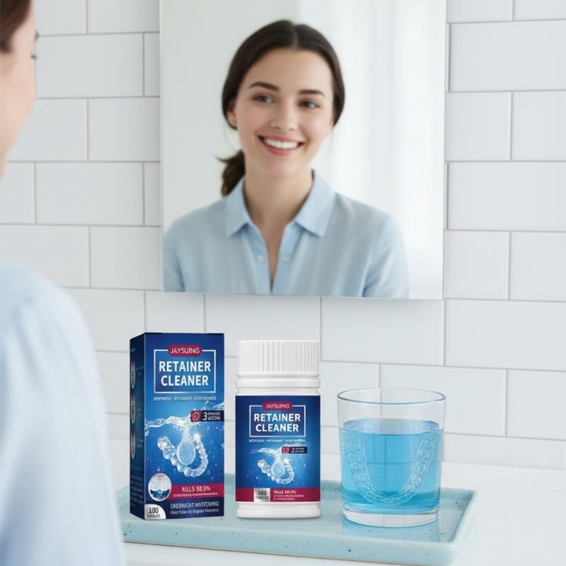 Oral Care Denture Cleaning Tab - đánh giá và giá Teeth Whitening Usa