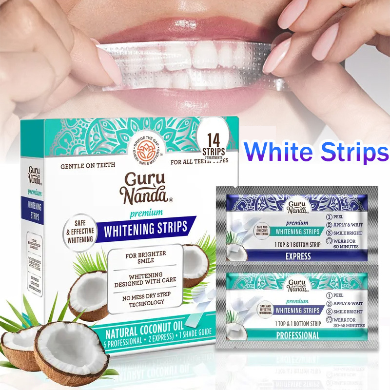1/2/3 Boxes Coconut Oil White  - đánh giá và giá Teeth Whitening Essence