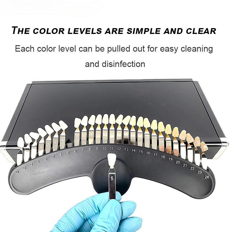 Dental 3D Resin Shade Guide Wa - đánh giá và giá Whitening Strip 3D